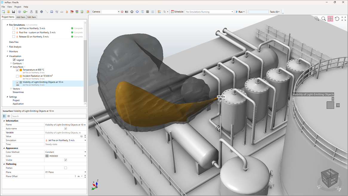 inFlux Smoke Visibility Isosurface